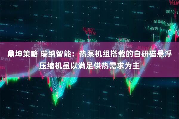 鼎坤策略 瑞纳智能：热泵机组搭载的自研磁悬浮压缩机虽以满足供热需求为主